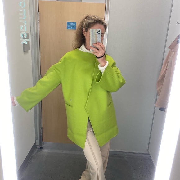 Blue Sky Factory Mongolian wool coat Sz S/M Brand New - Picture 14 of 16